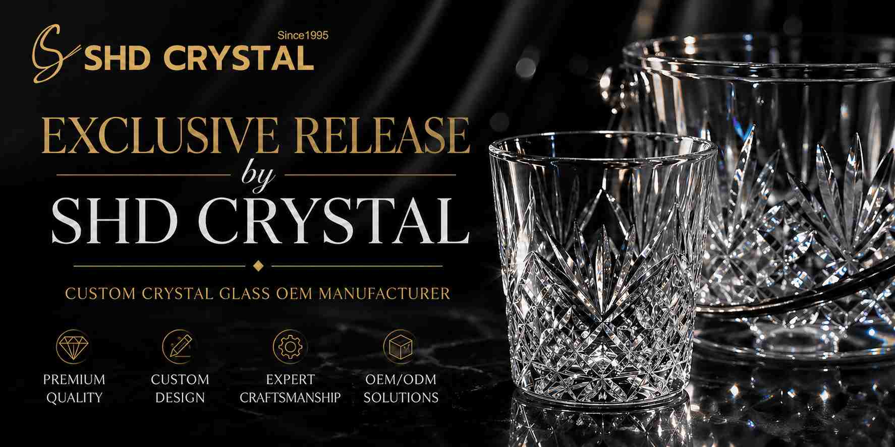 custom crystal glass OEM