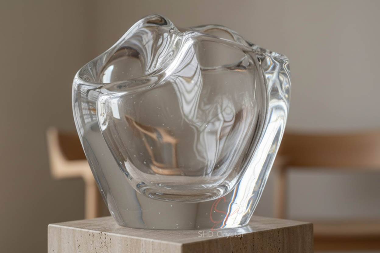 custom crystal glass sculpture