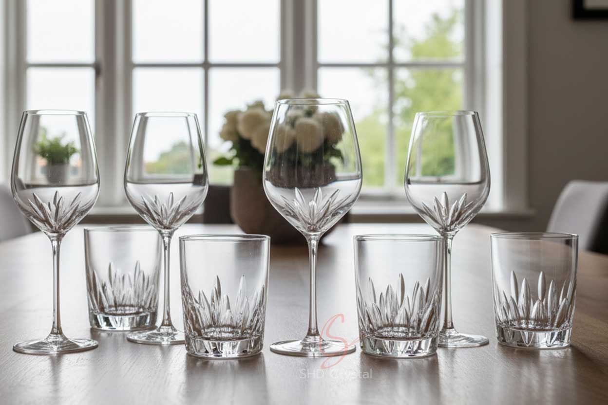 custom crystal glassware