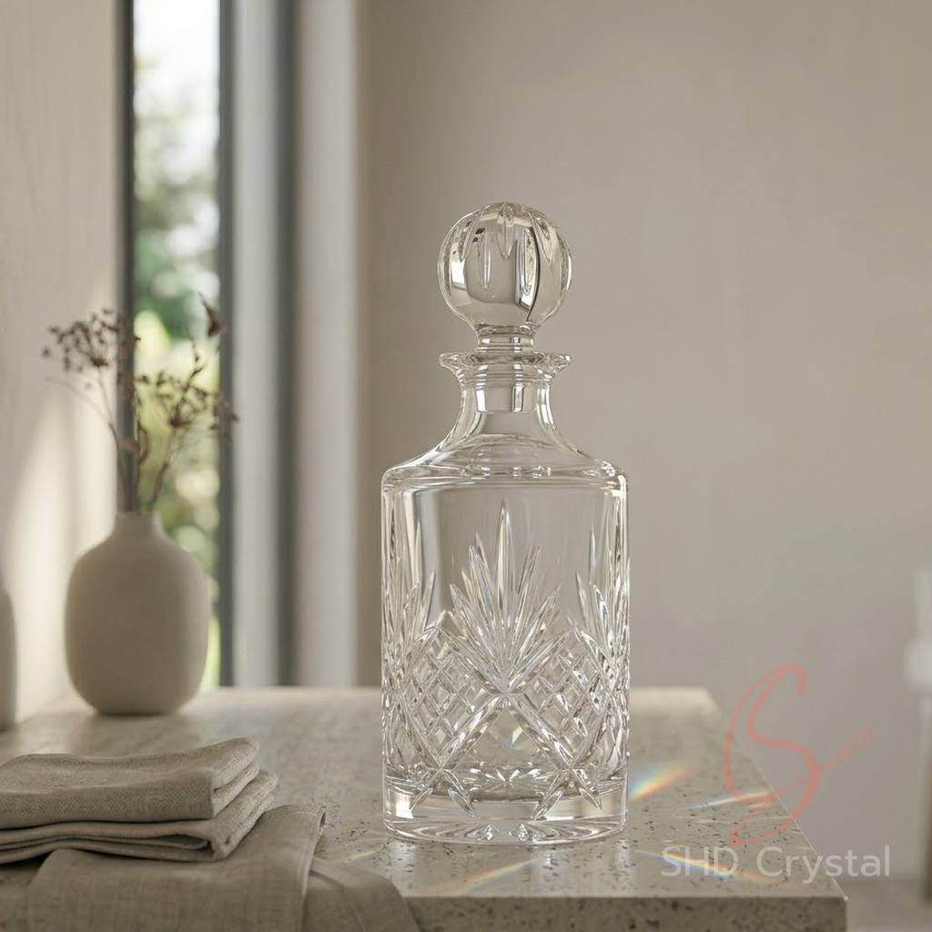 custom crystal whiskey decanter