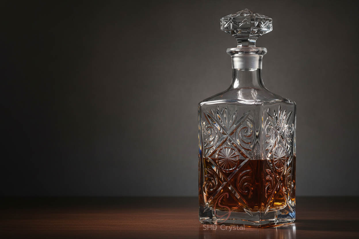 custom engraved crystal decanter