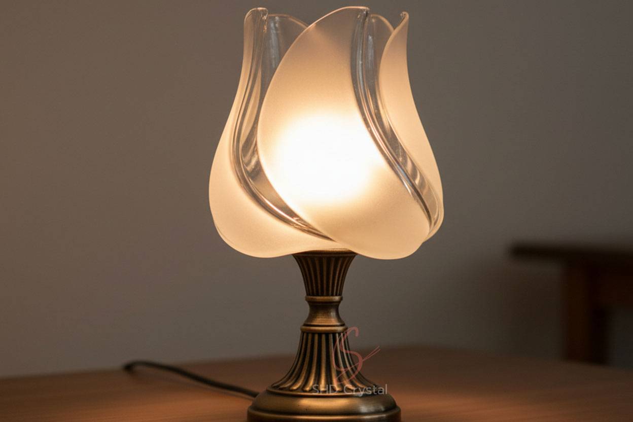 custom european style glass lampshades