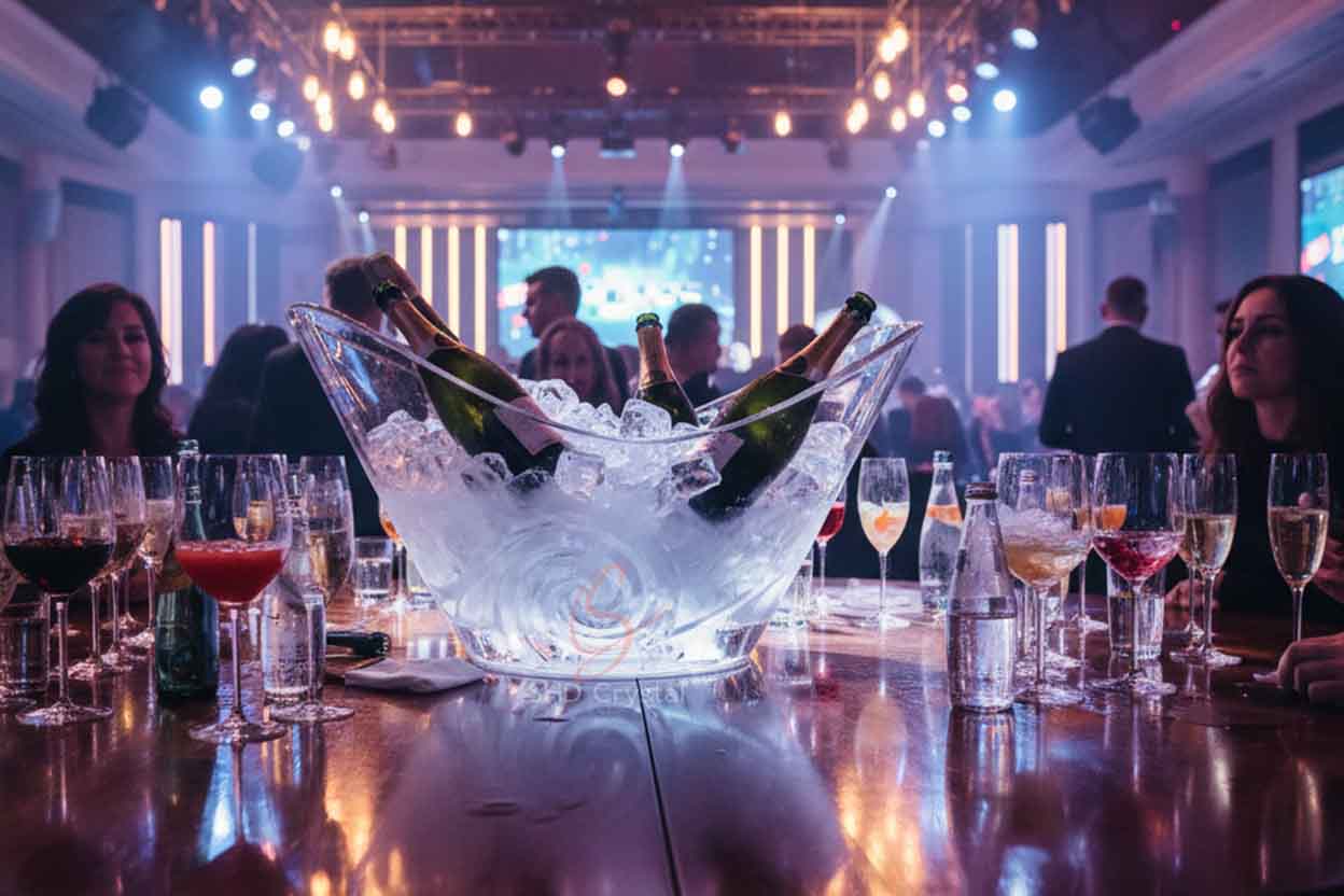 custom party ice bucket