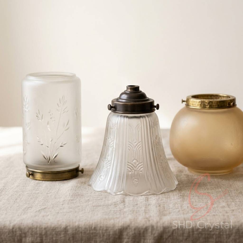 custom vintage glass lamp shades