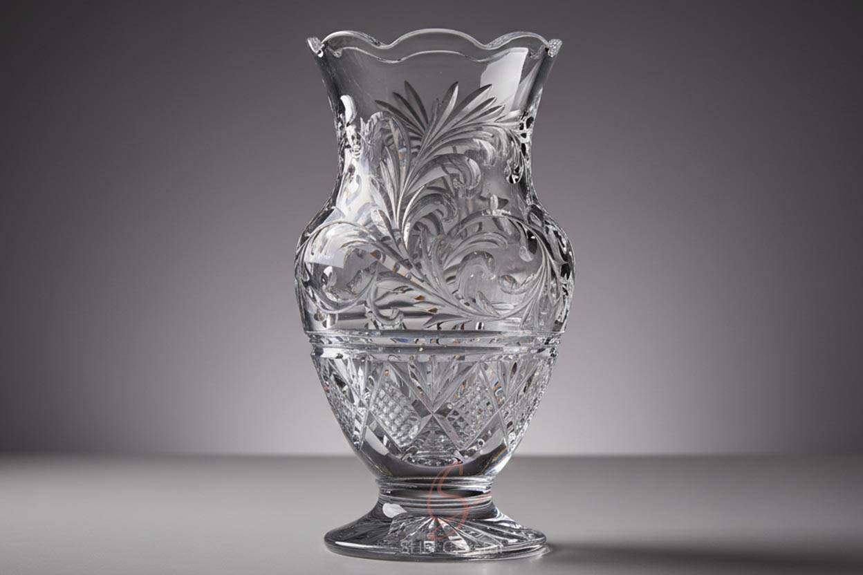 decorative glass vase