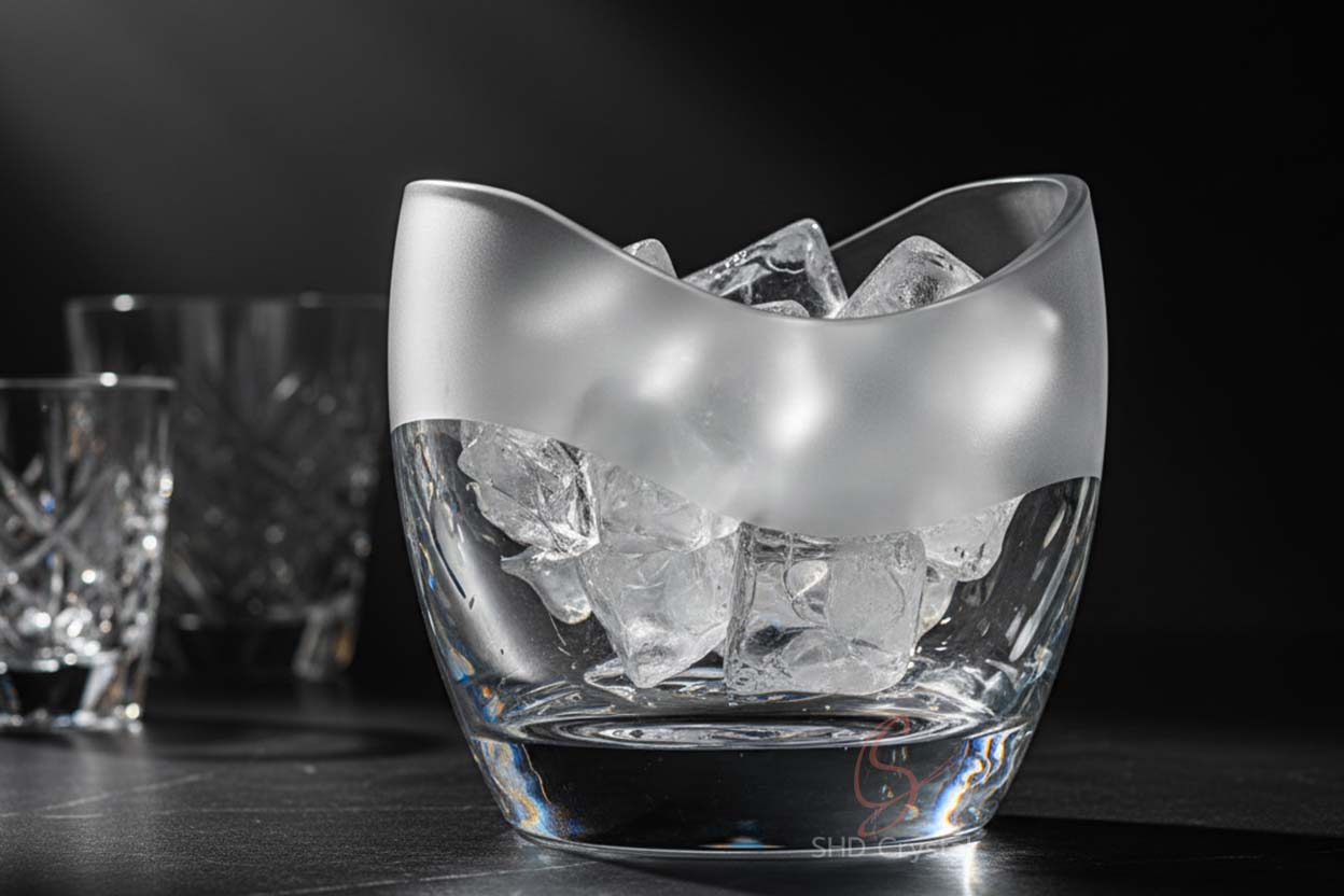 frosted glass finish