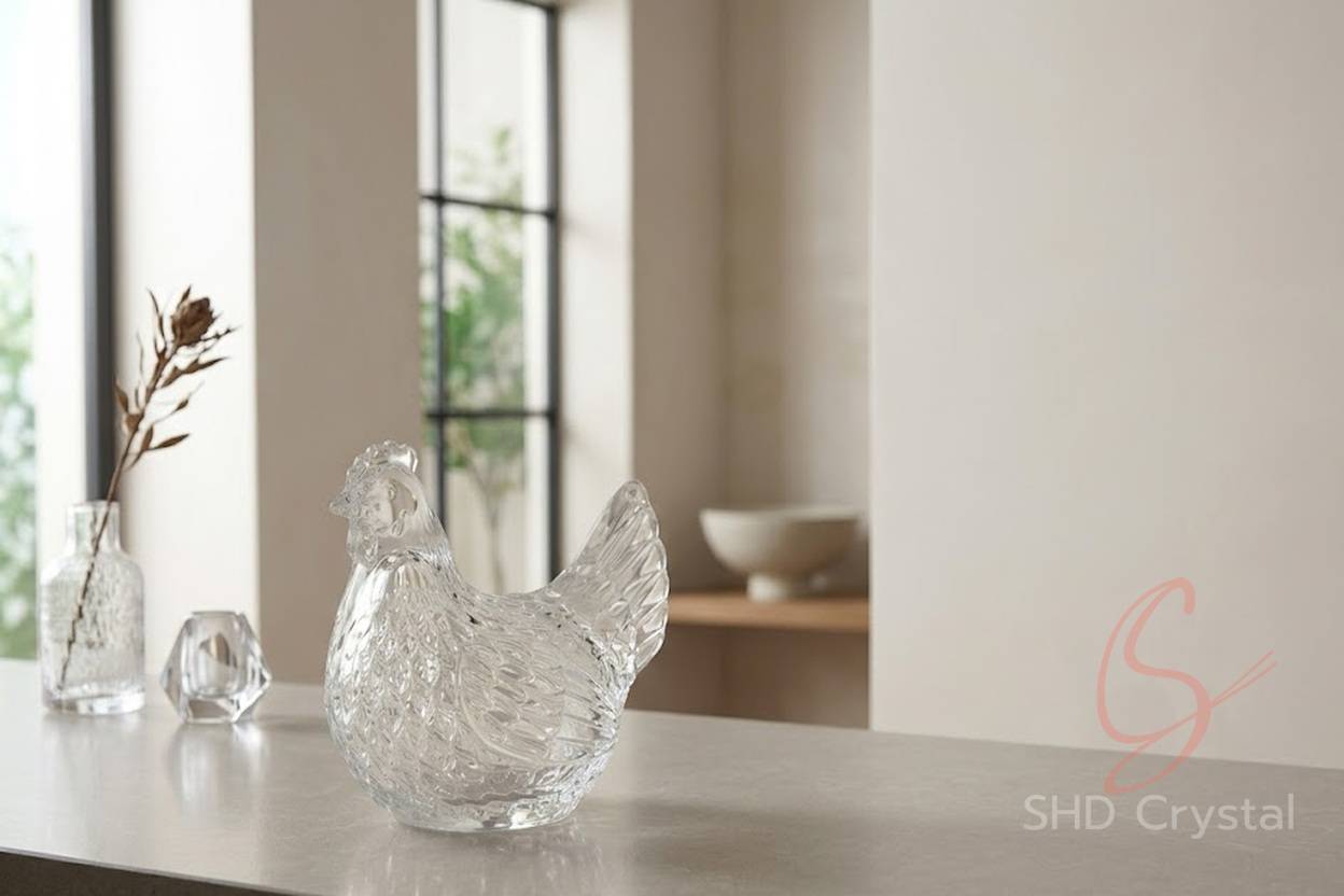 glass design items for fine dining