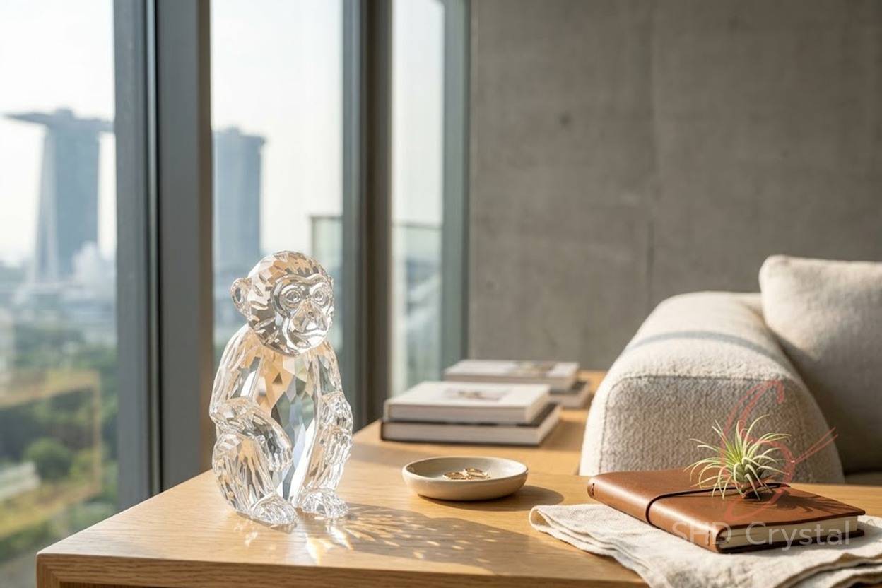 glass figurine sets for corporate