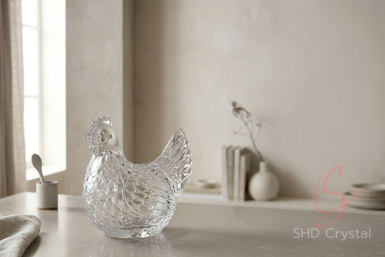 glass figurine sets for hotels