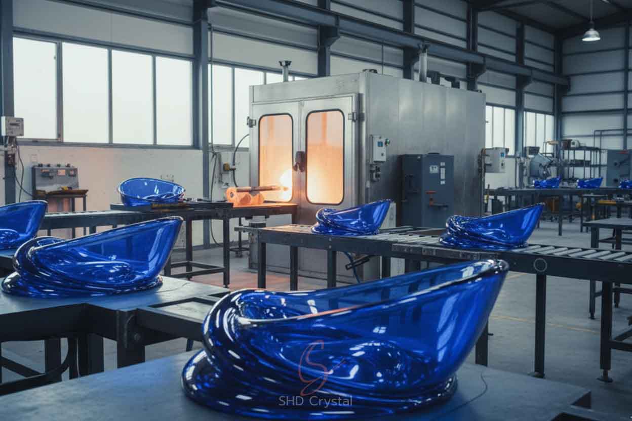 glass sink processing