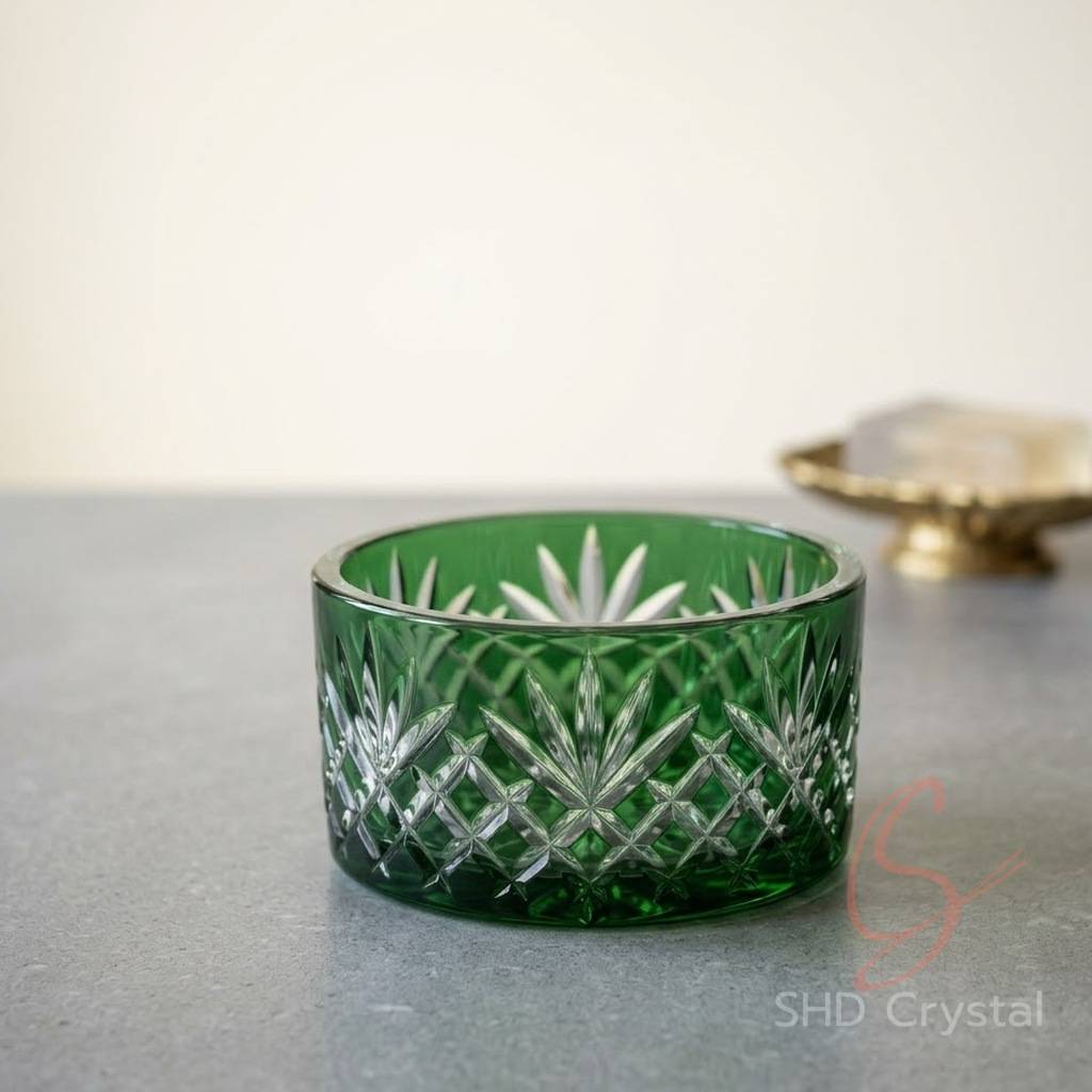 wholesale green crystal wash basin