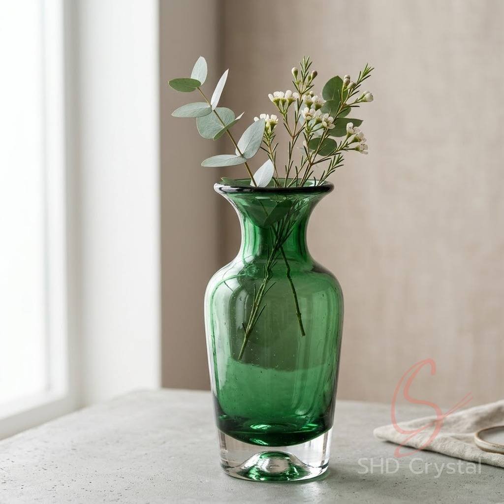 green glass vase manufacturers