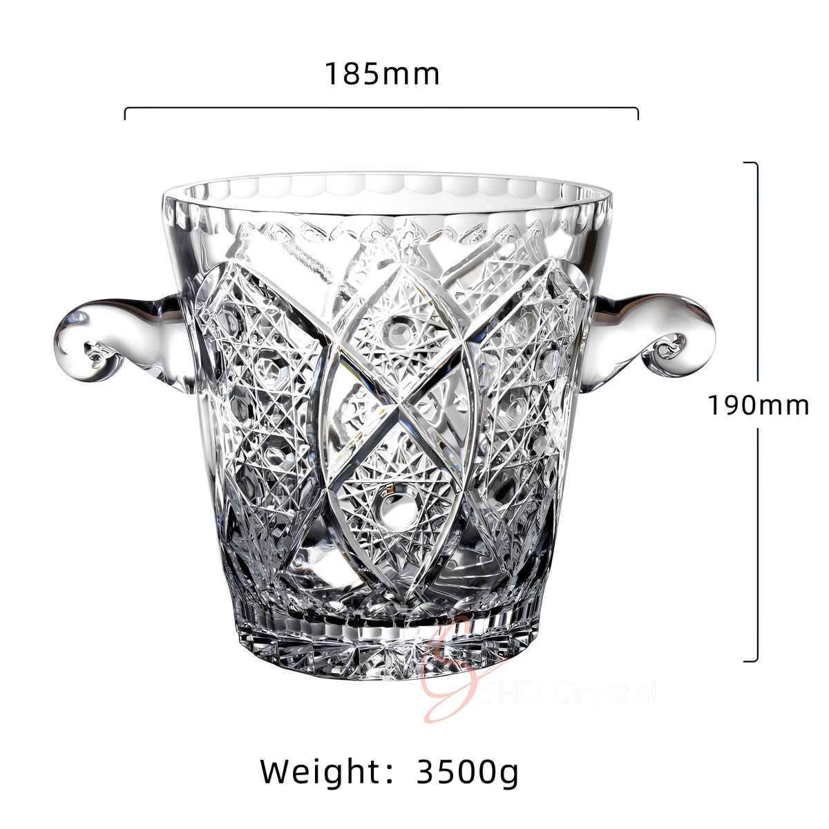 Jewel Lattice Crystal Ice Bucket