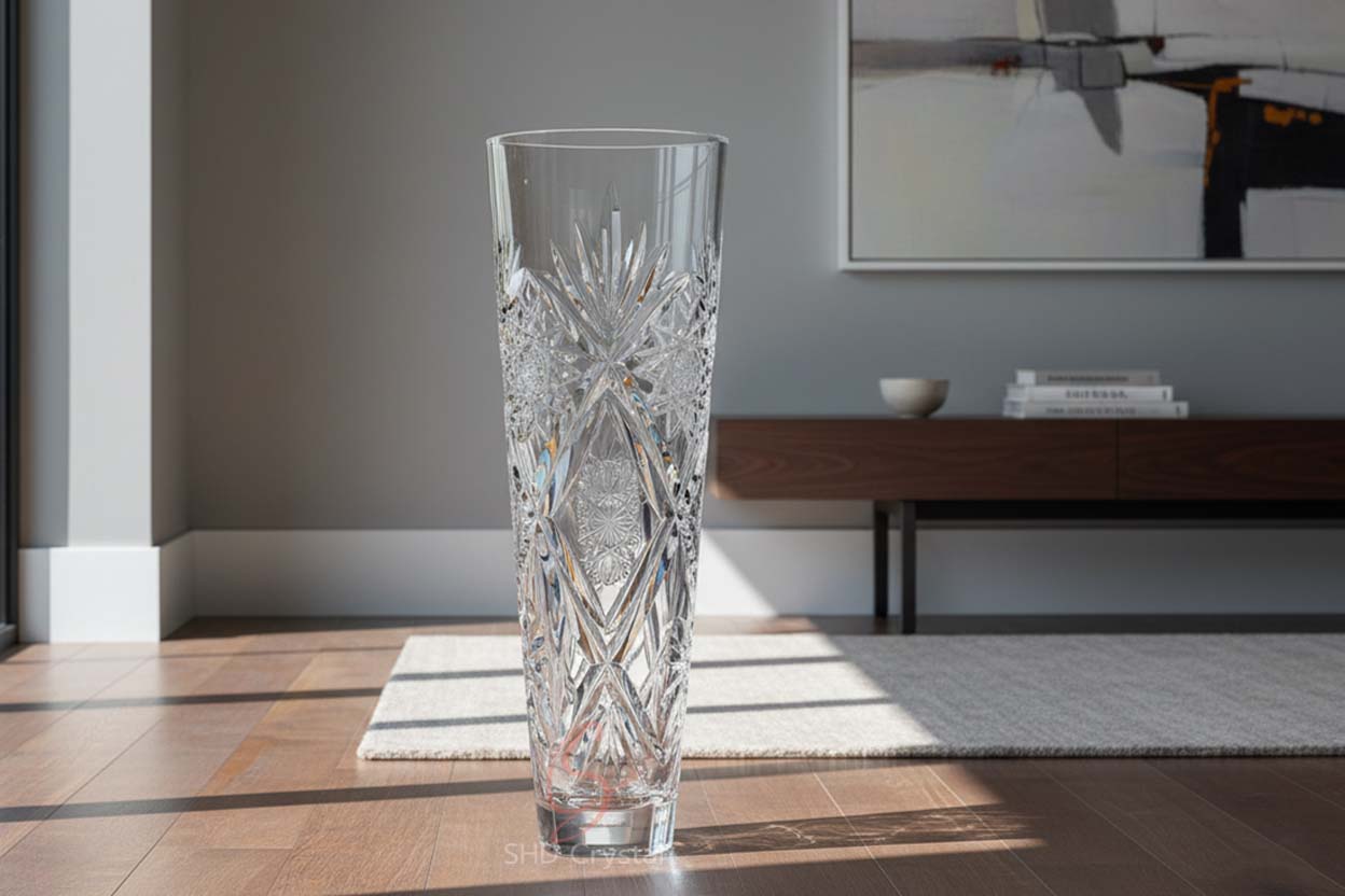 large crystal vase OEM