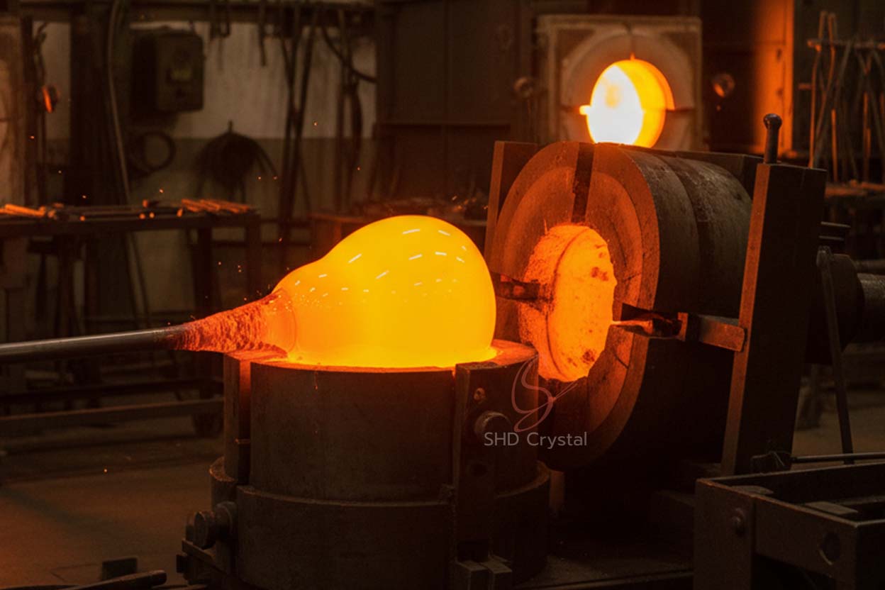 mold assisted glass forming