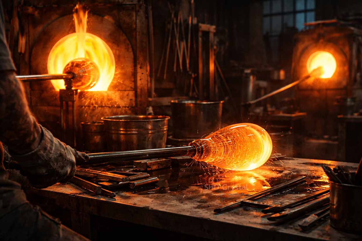 molten glass