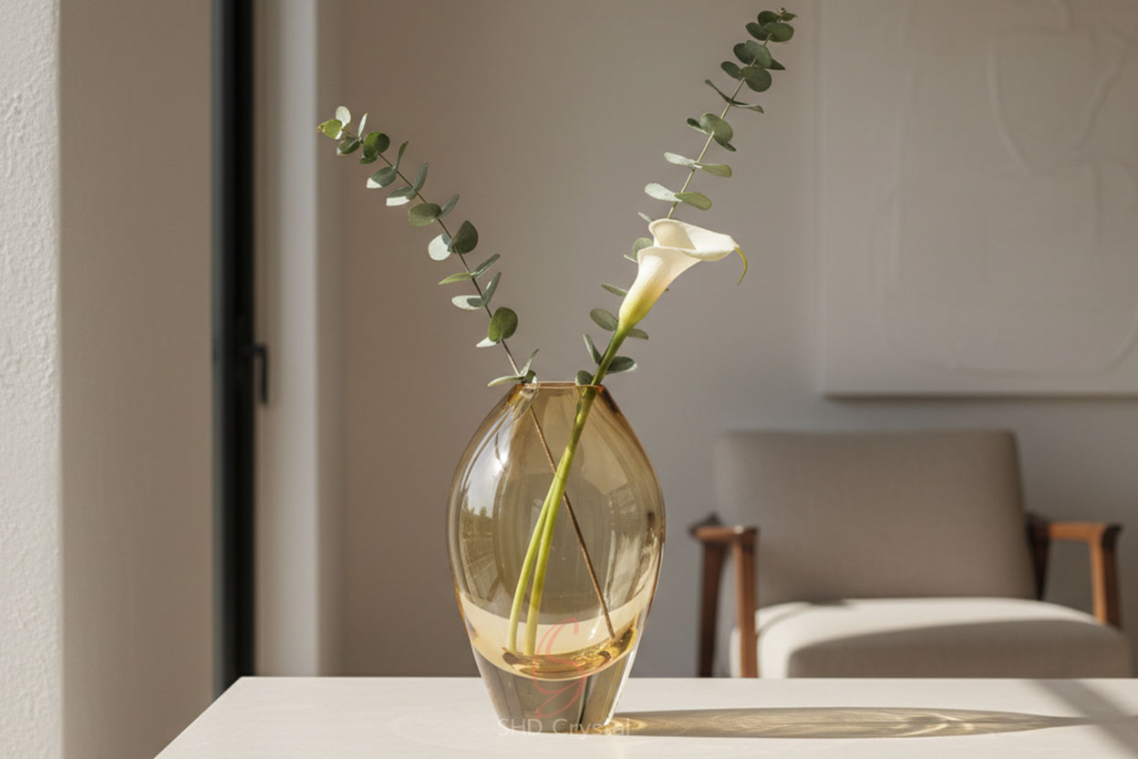 yellow glass vase manufacturers