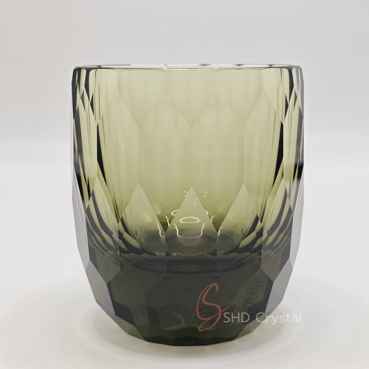 Faceted Color Crystal Whiskey Glass (Multi-Color Collection)