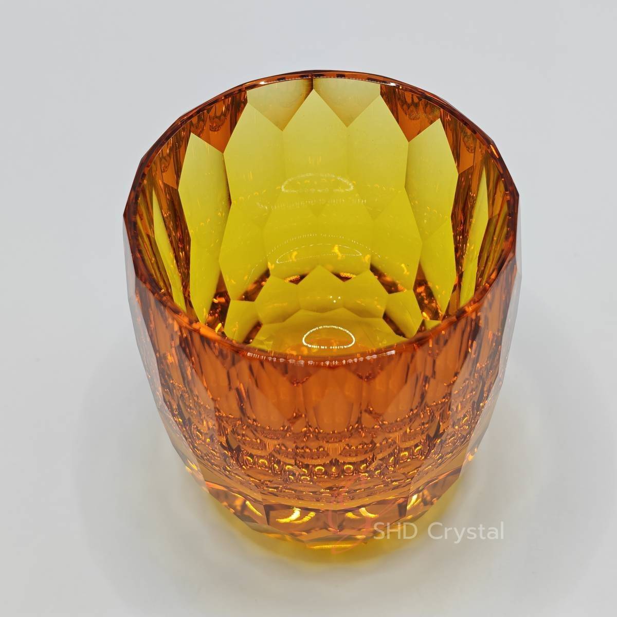 Faceted Color Crystal Whiskey Glass (Multi-Color Collection)