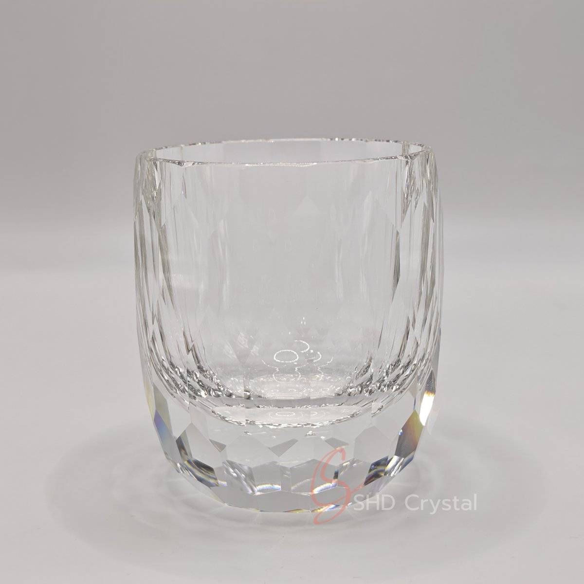 Faceted Color Crystal Whiskey Glass (Multi-Color Collection)