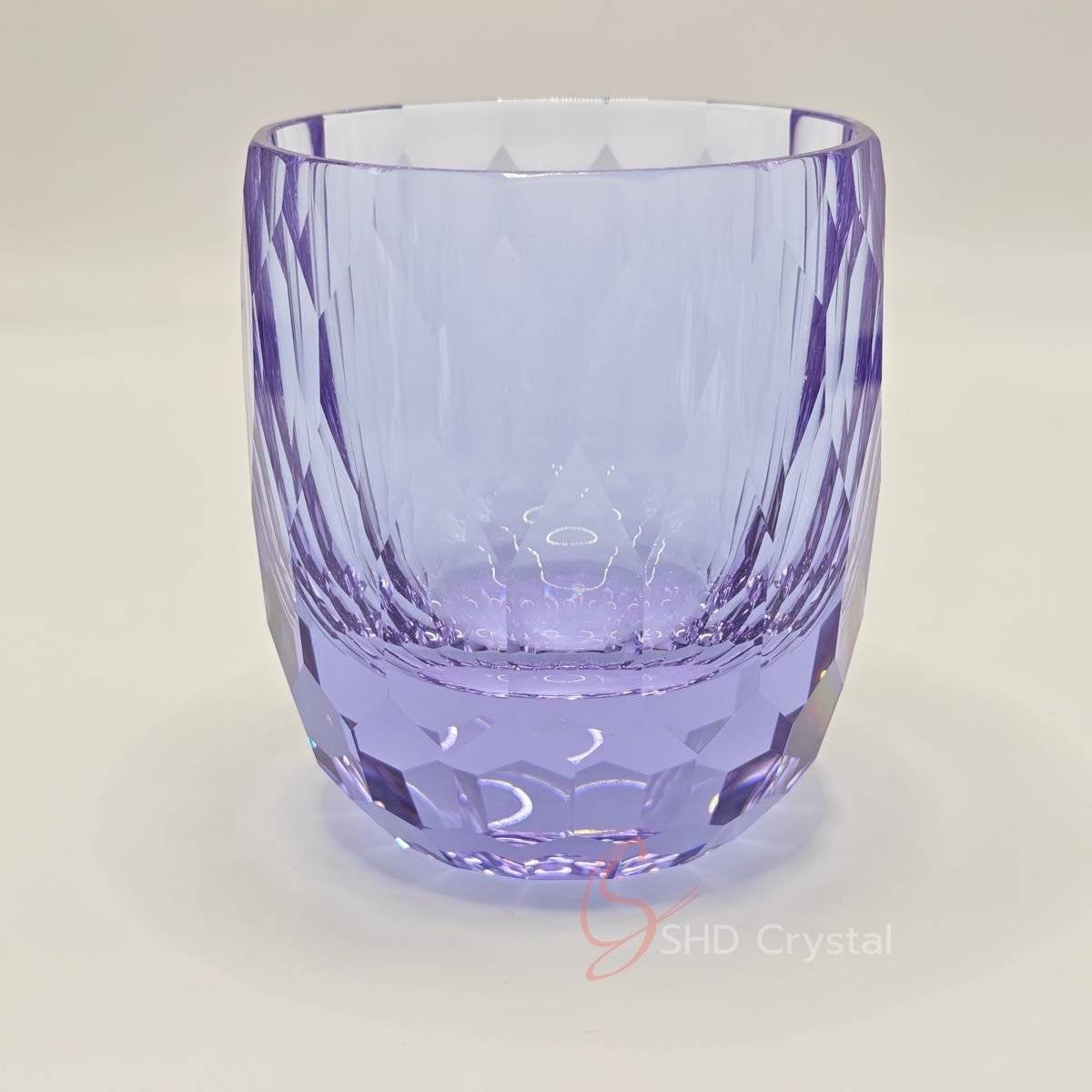 Faceted Color Crystal Whiskey Glass (Multi-Color Collection)