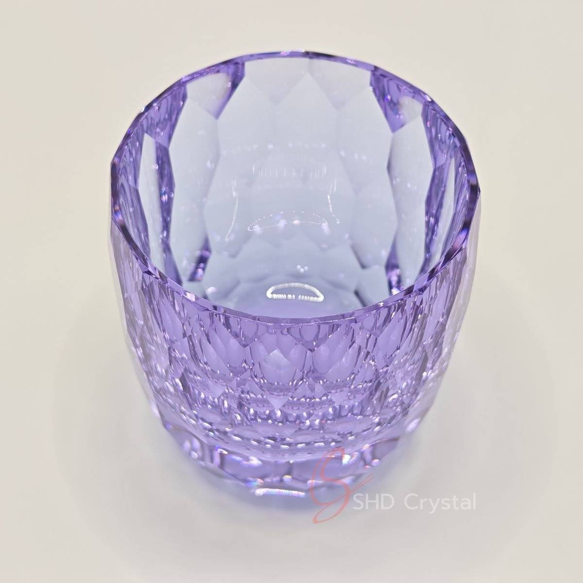 Faceted Color Crystal Whiskey Glass (Multi-Color Collection)