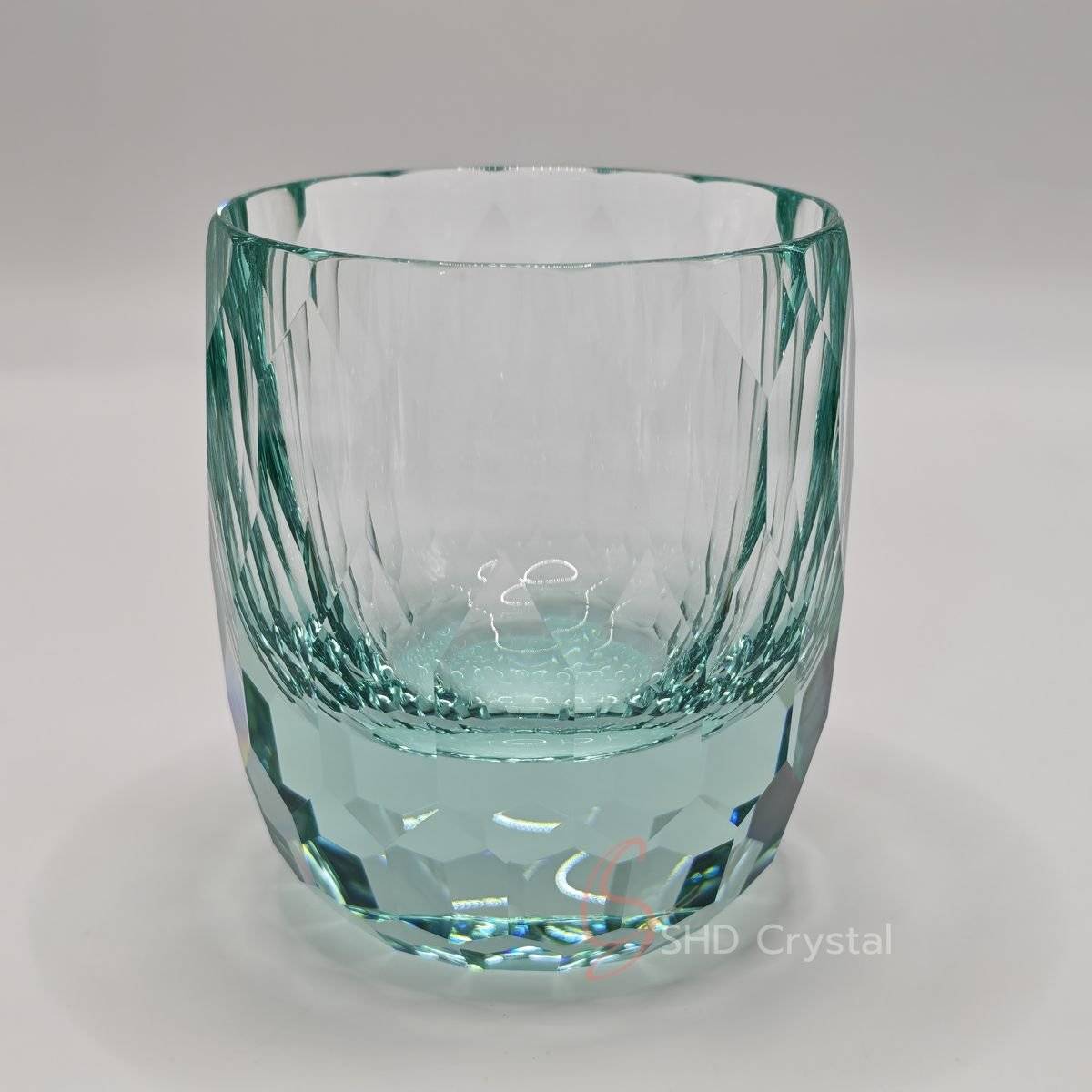 Faceted Color Crystal Whiskey Glass (Multi-Color Collection)