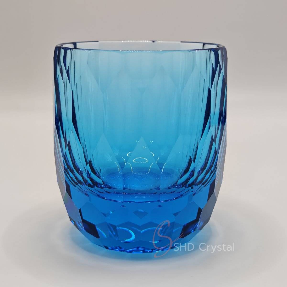 Faceted Color Crystal Whiskey Glass (Multi-Color Collection)
