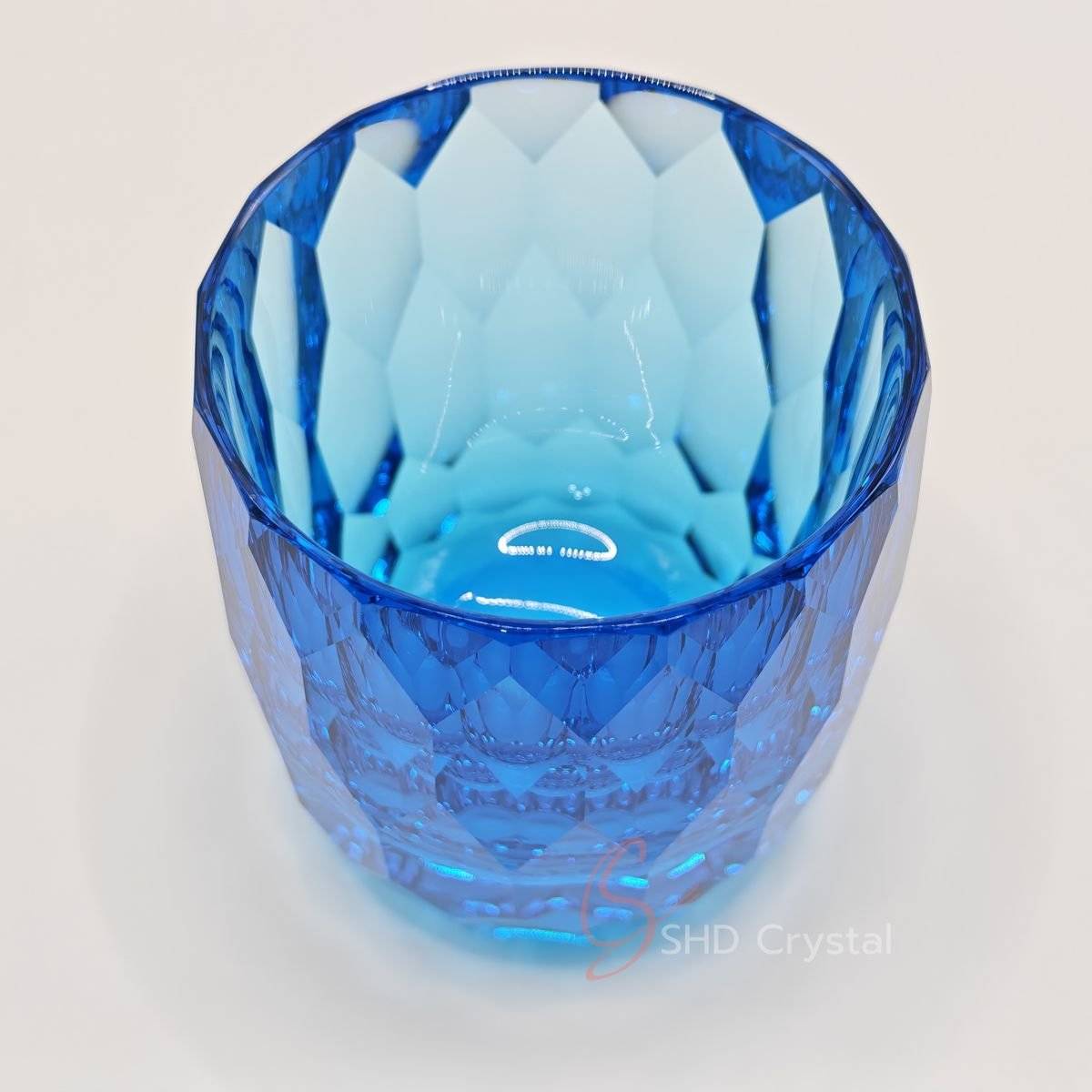 Faceted Color Crystal Whiskey Glass (Multi-Color Collection)