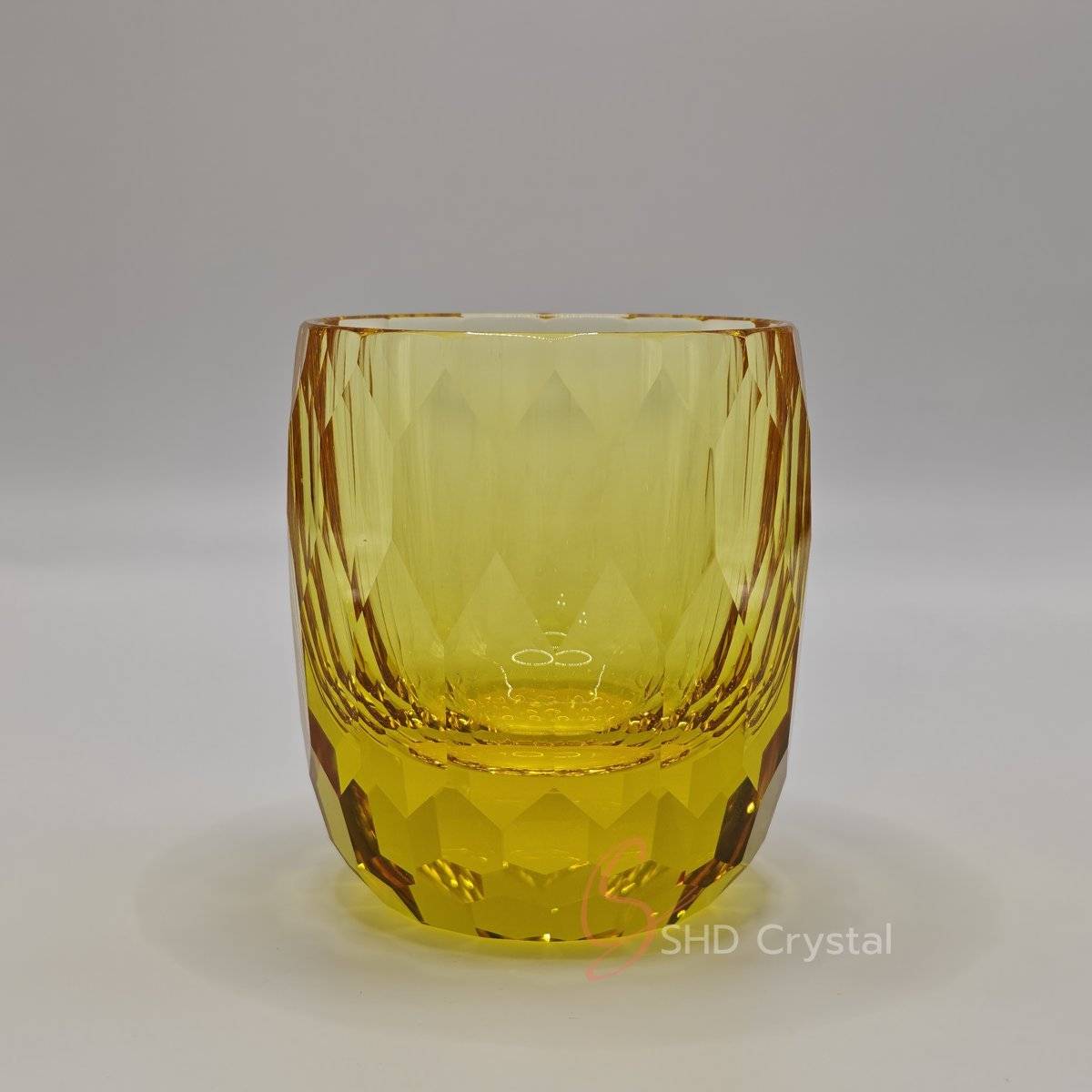 Faceted Color Crystal Whiskey Glass (Multi-Color Collection)