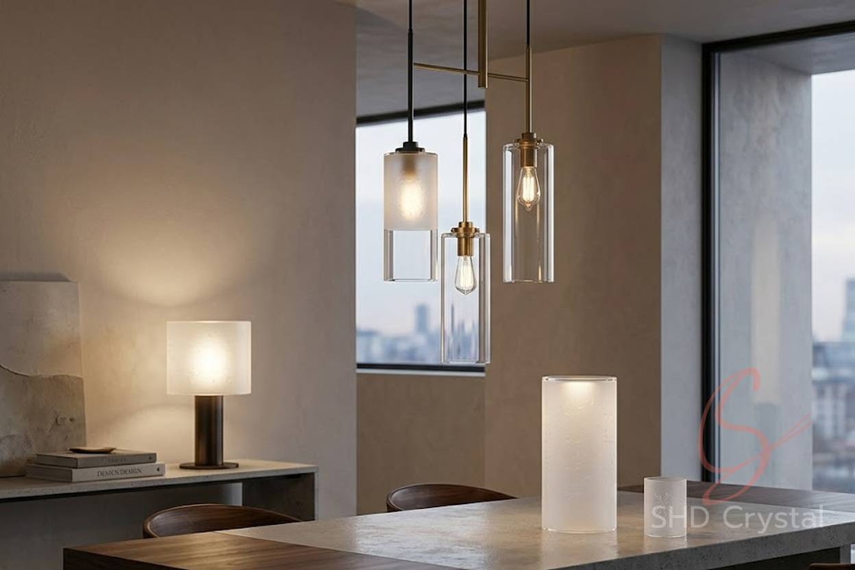 acid etched glass surfaces