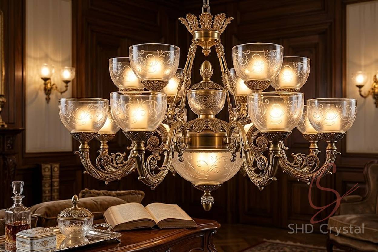 antique lighting bowls