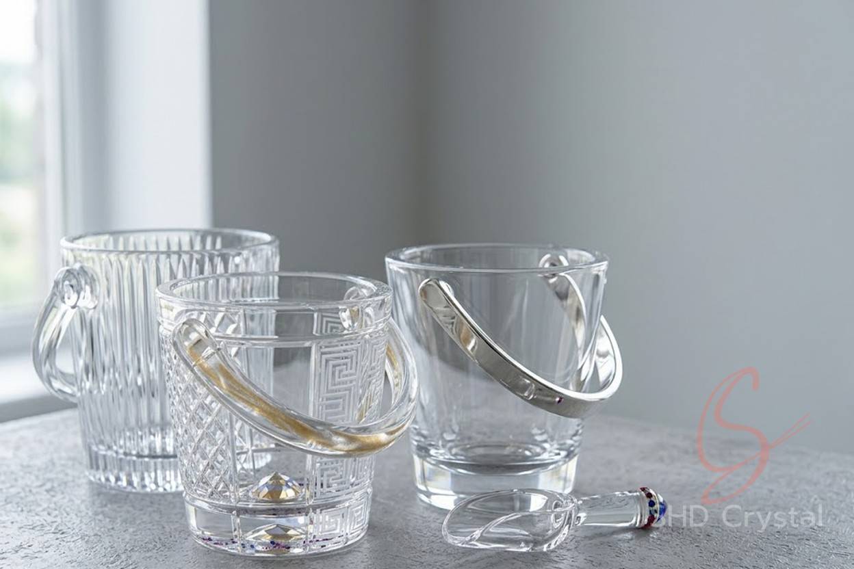 bespoke crystal ice buckets