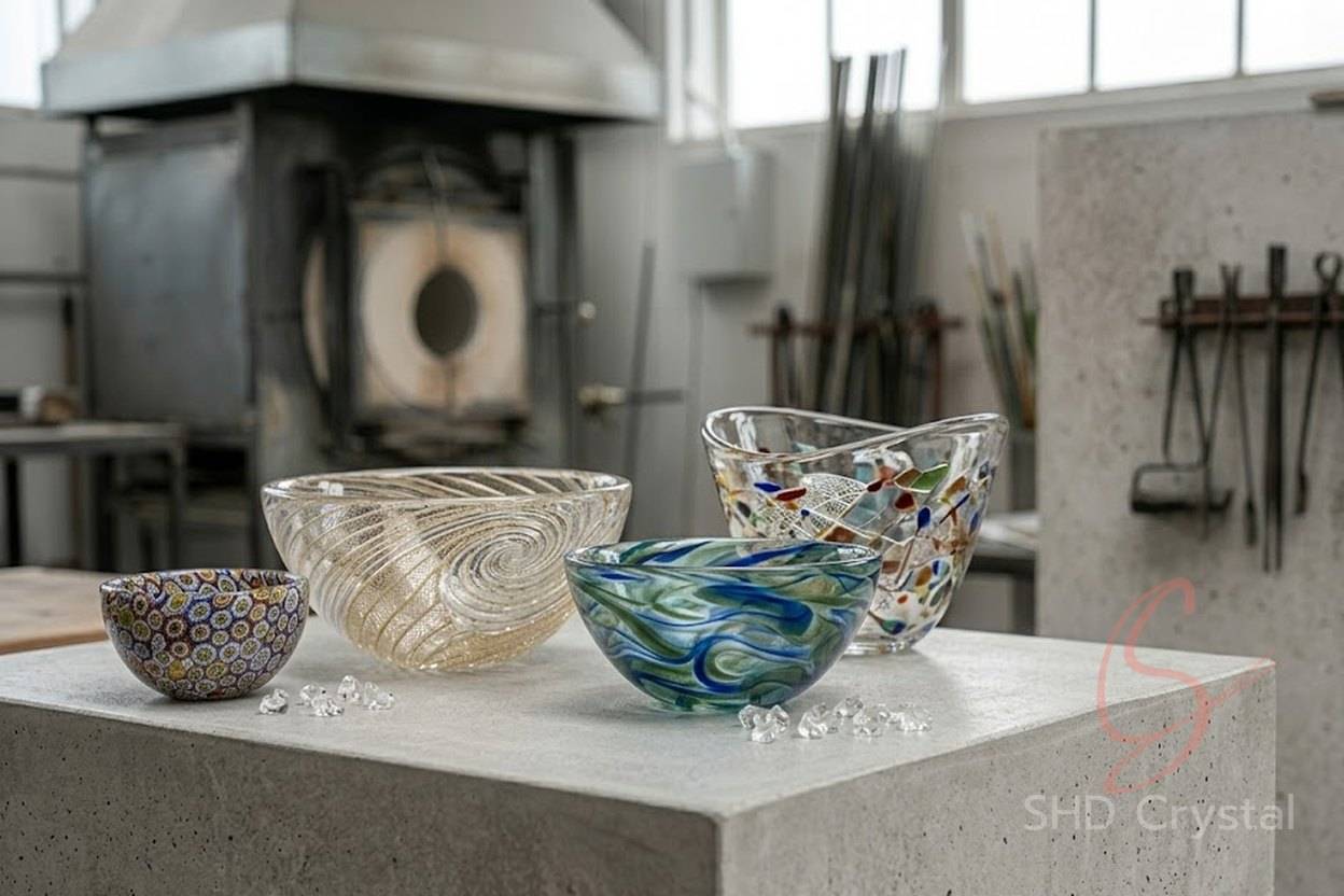 bespoke glass bowls