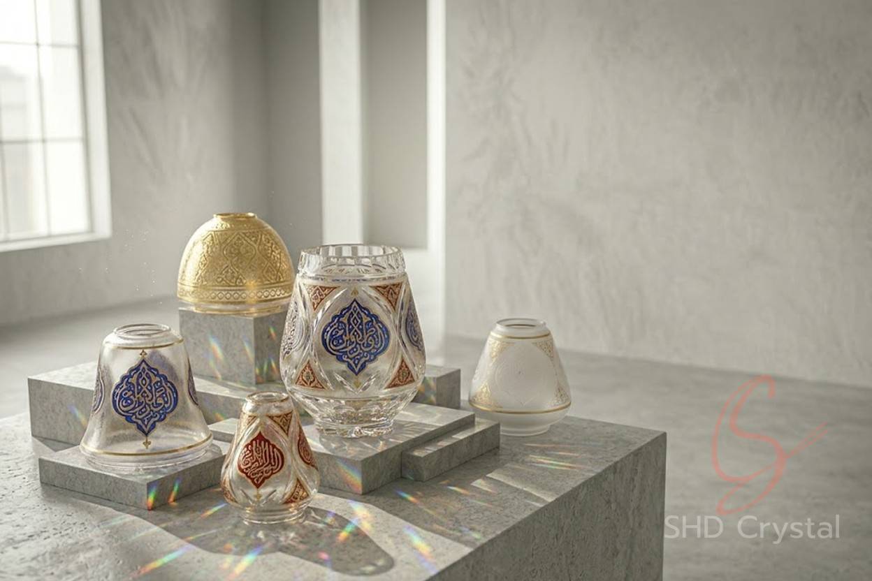 bespoke ottoman empire style glass lampshades