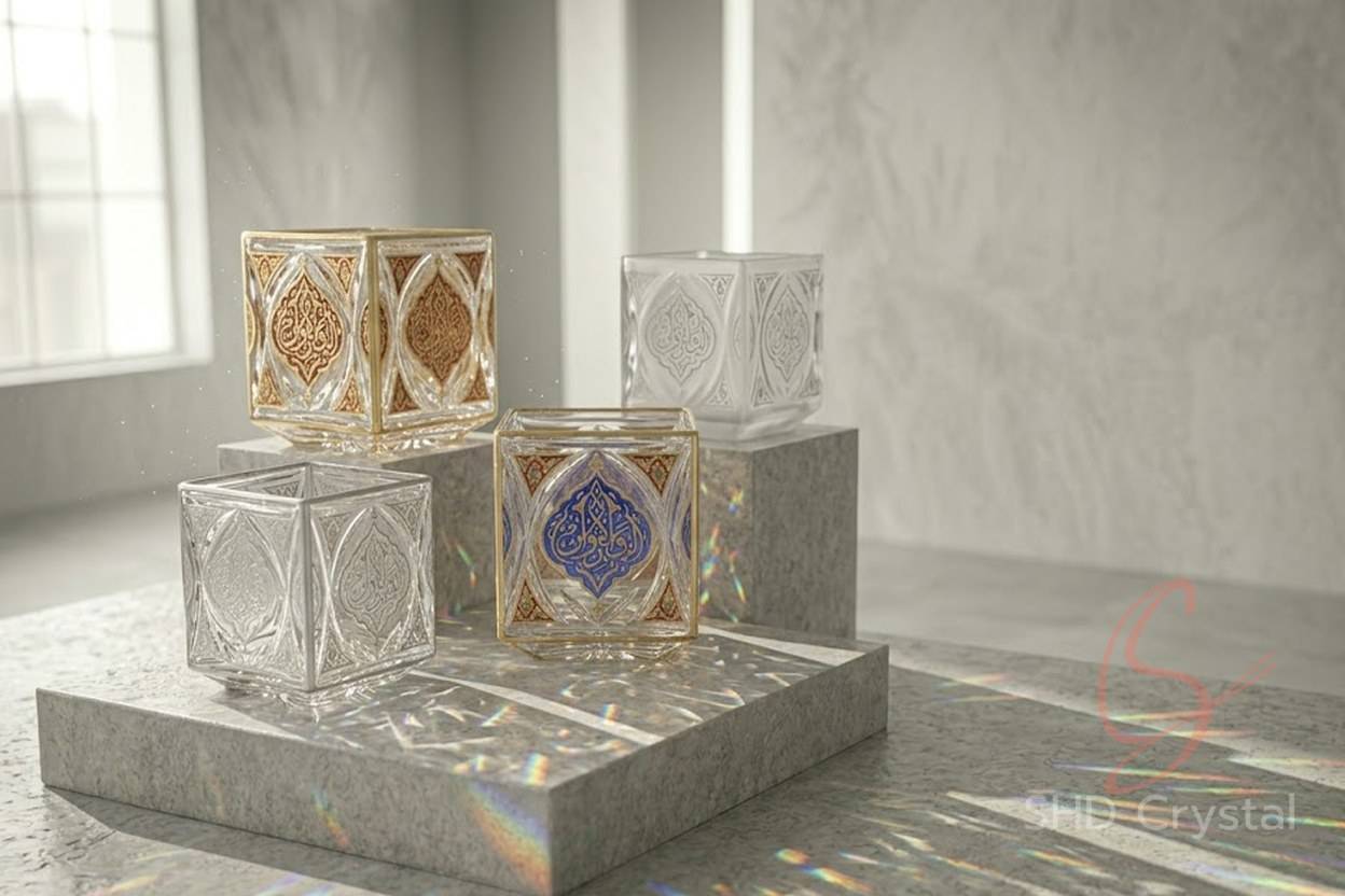 bespoke square glass lampshades