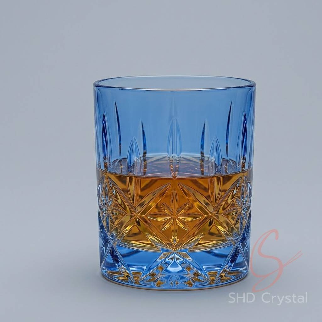 blue crystal vase manufacturers