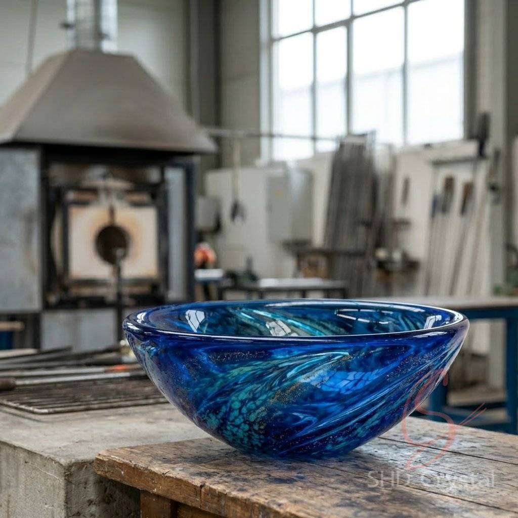 blue vessel basin