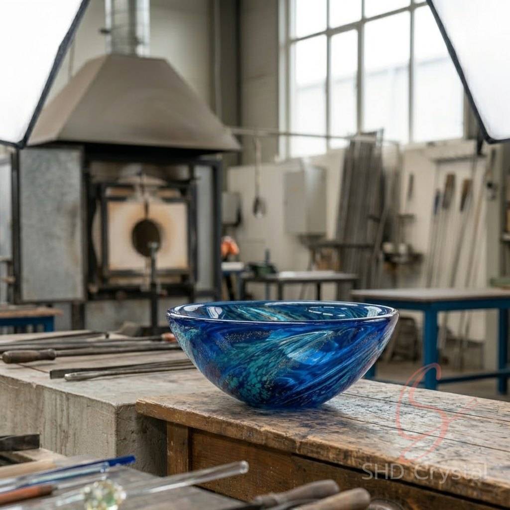 blue wash basin