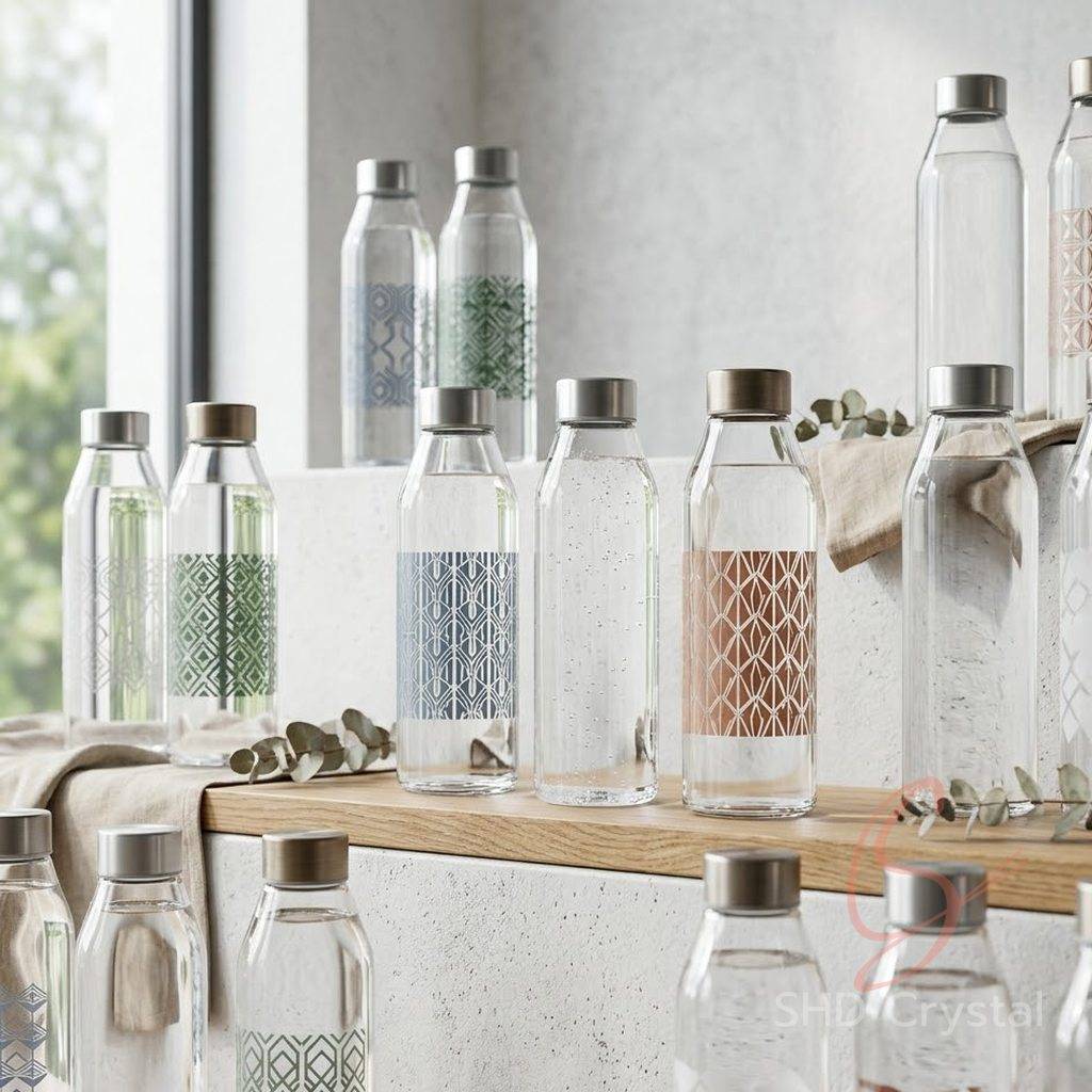 bulk glass water bottles OEM