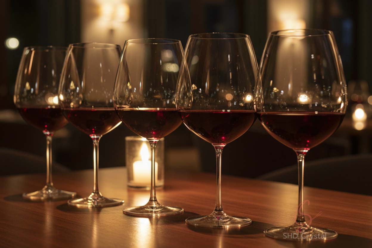 burgundy wine glass factory