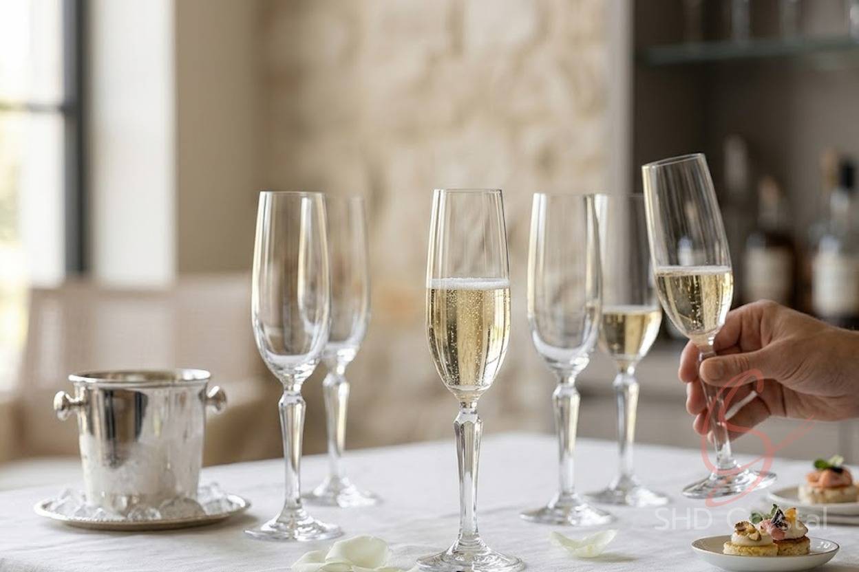 champagne flute glasses