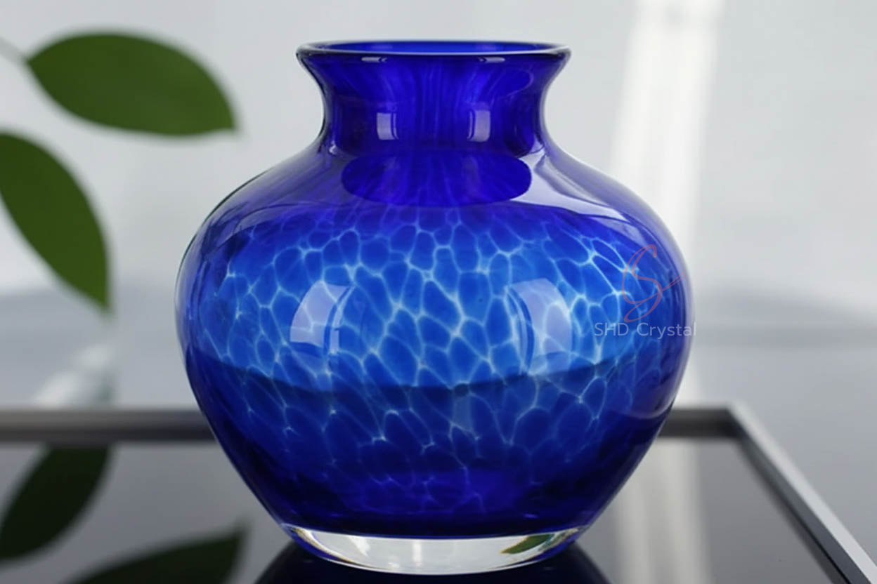 cloud texture glass vase OEM