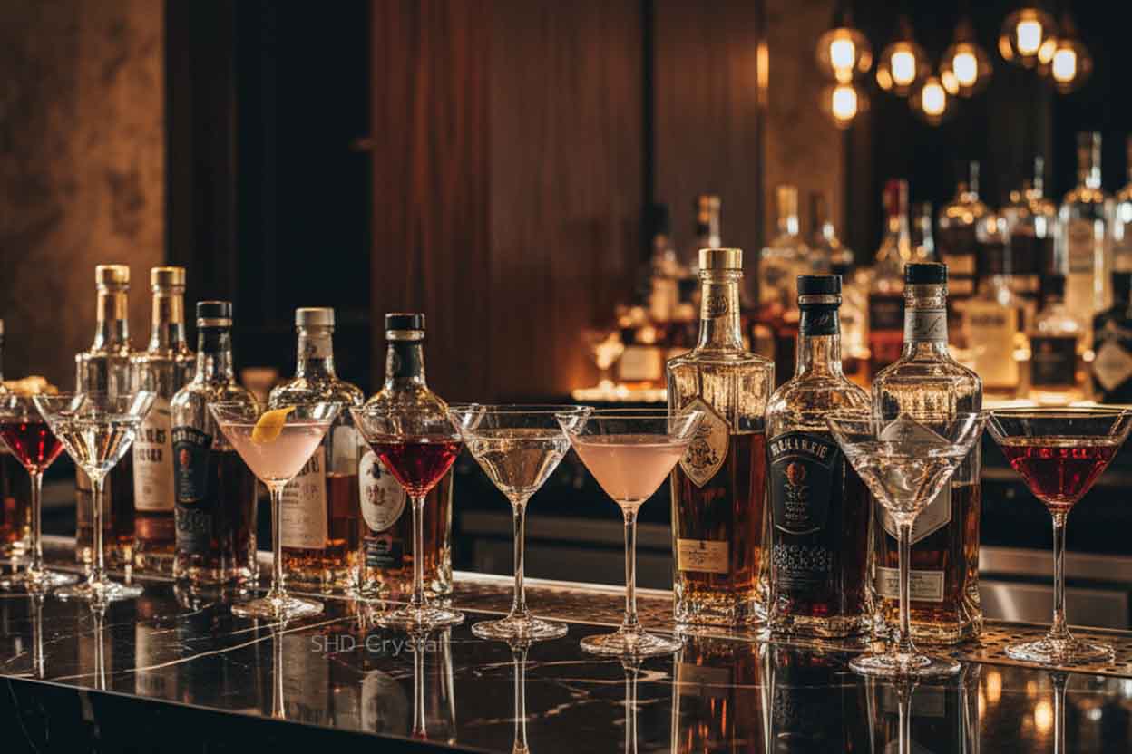 cocktail glass factory