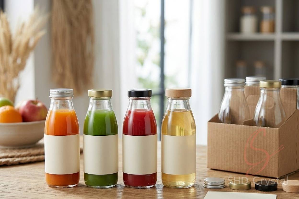 cold pressed juice bottles