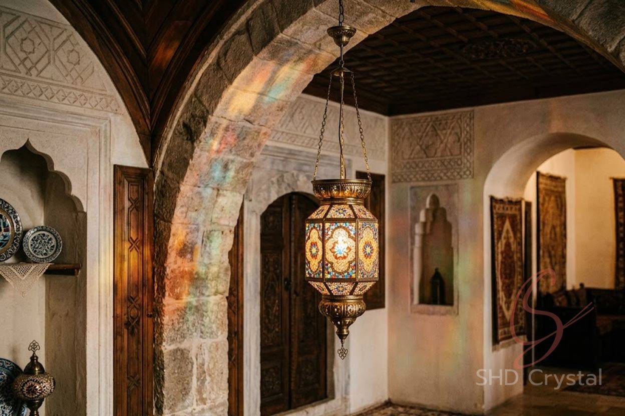 colored lantern glass segments