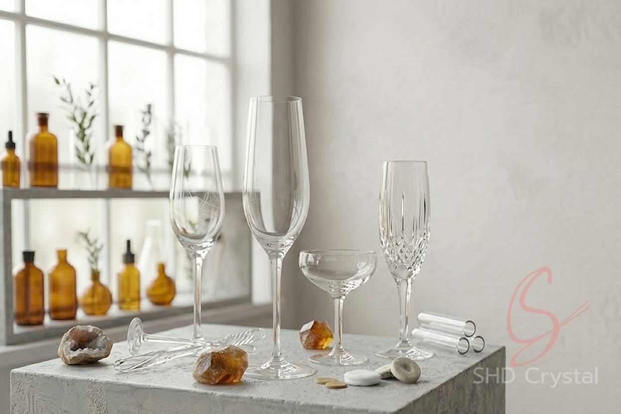 crystal champagne glass ODM