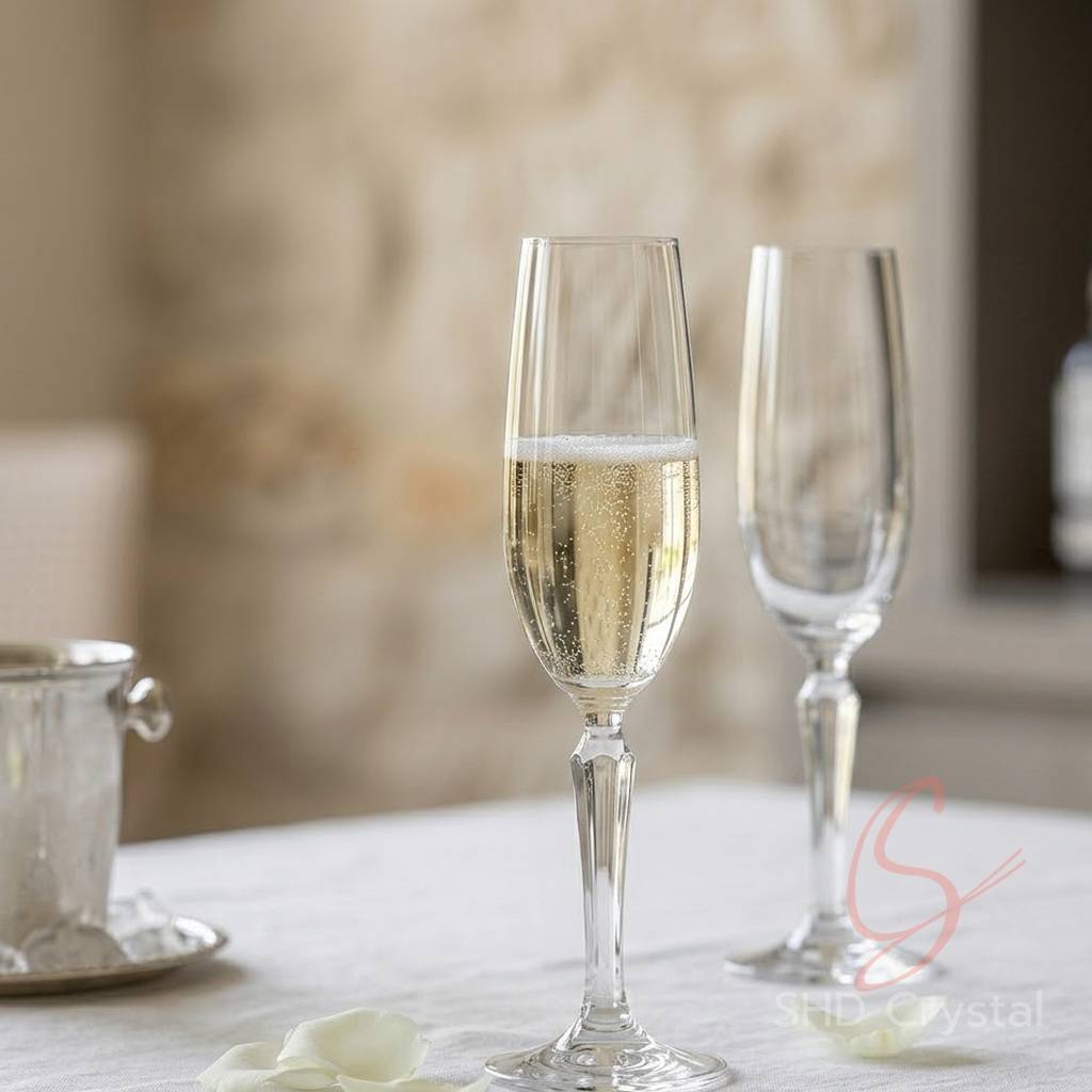 crystal champagne glass OEM