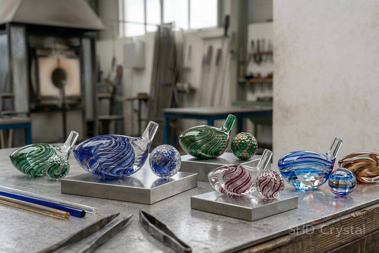 crystal glass golf ODM