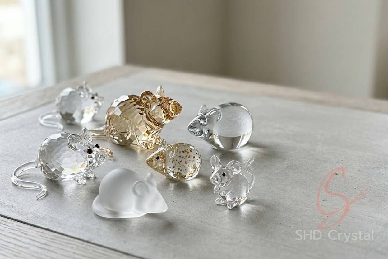 crystal glass rat ODM